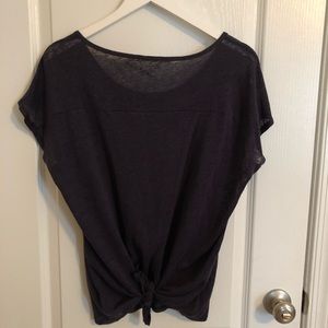 Gibson Split Tie Back Top